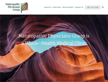 Tablet Screenshot of naturopathicgroup.com